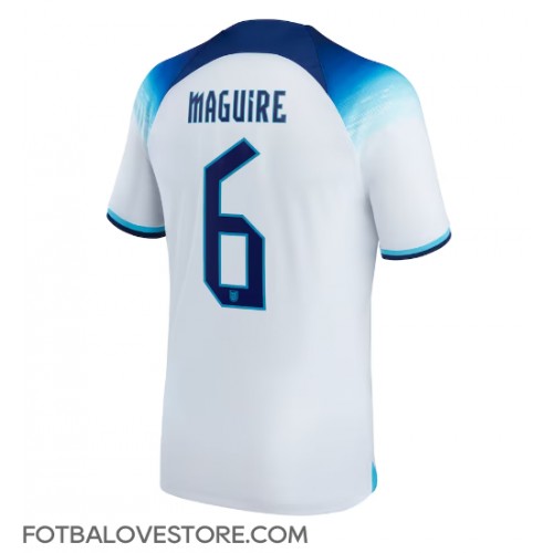 Anglie Harry Maguire #6 Domácí Dres MS 2022 Krátkým Rukávem